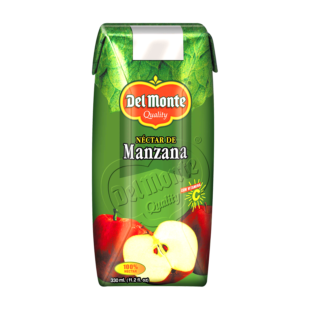 Nectar Del Monte de Manzana Tetra 330 ml